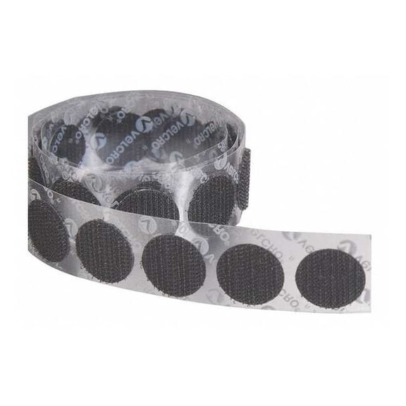 Velcro Brand Hook-and-Loop Fast, Black, Disc, PK900 192339