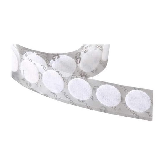 Velcro Brand Hook-and-Loop Fast, White, Disc, PK1800 197578