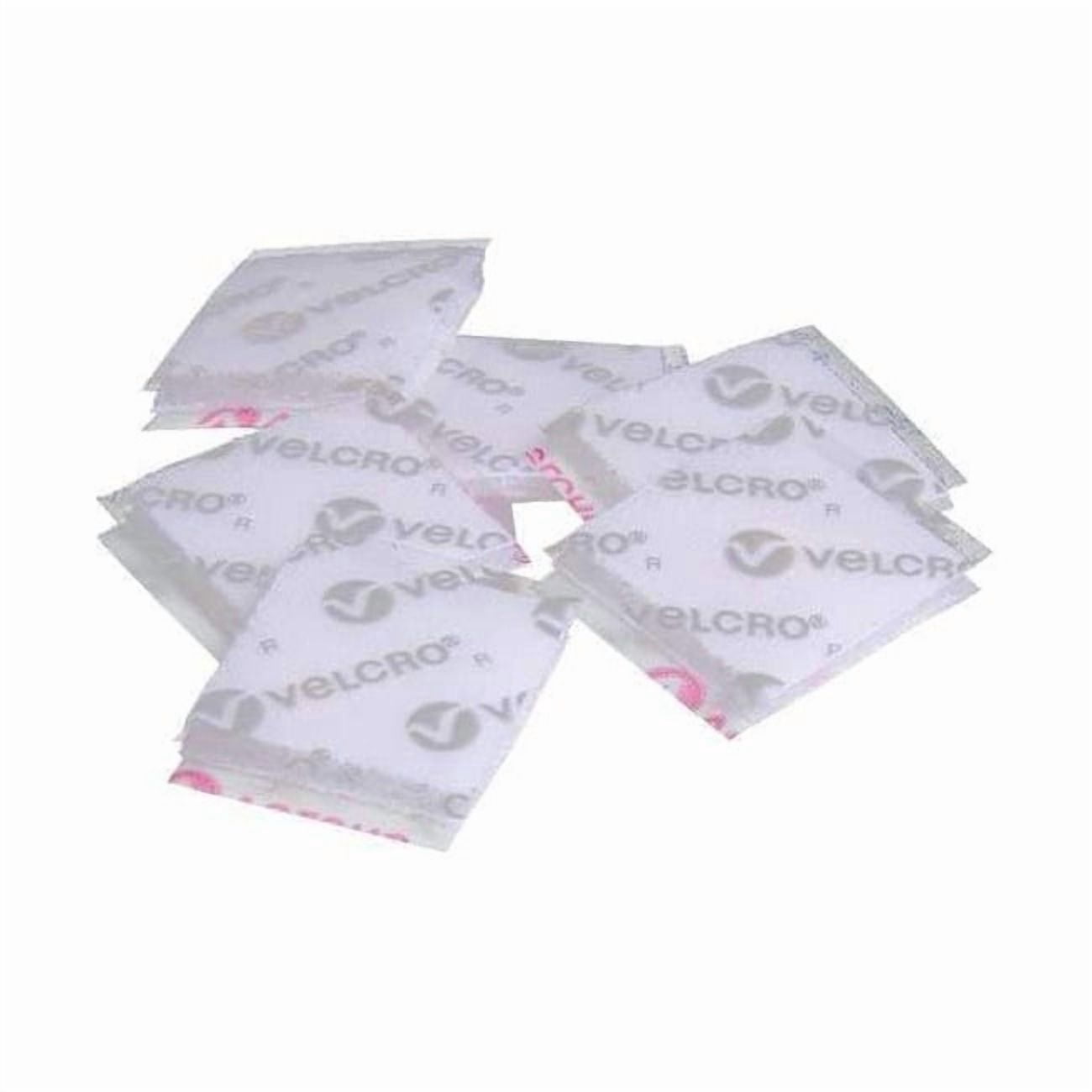 Reclosable Fastener Shape, Square, Acrylic Adhesive, 2 in, 2 in W, White, 50 PK G2X2W72