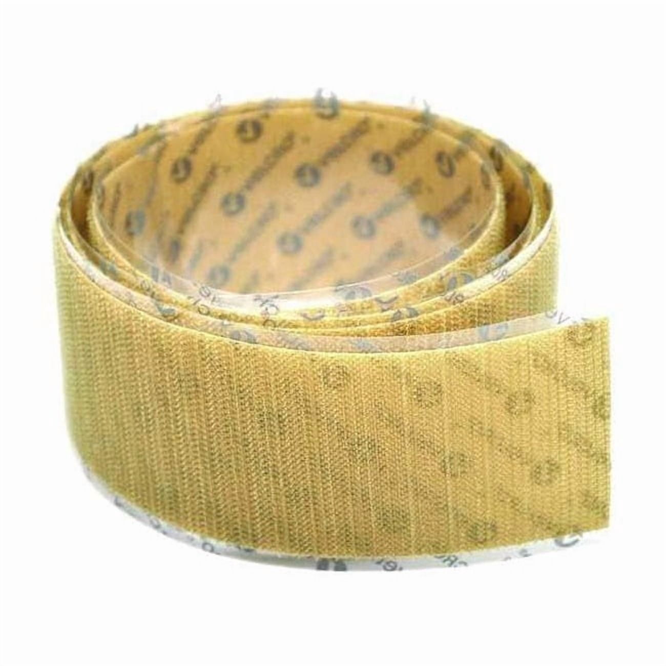 Velcro Brand Hook and Loop Roll, Acrylic Adhesive, 75 ft., 1.00" W, Beige 191041