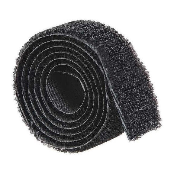 Velcro Brand Reclosable Fastener, No Adhesive, 150 ft, 1 in W, Black 156383
