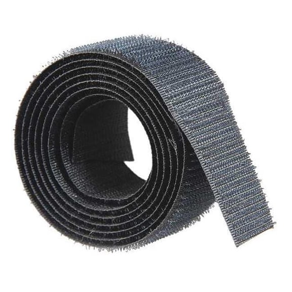Velcro Brand Reclosable Fastener, No Adhesive, 75 ft, 1 in W, Black 190562