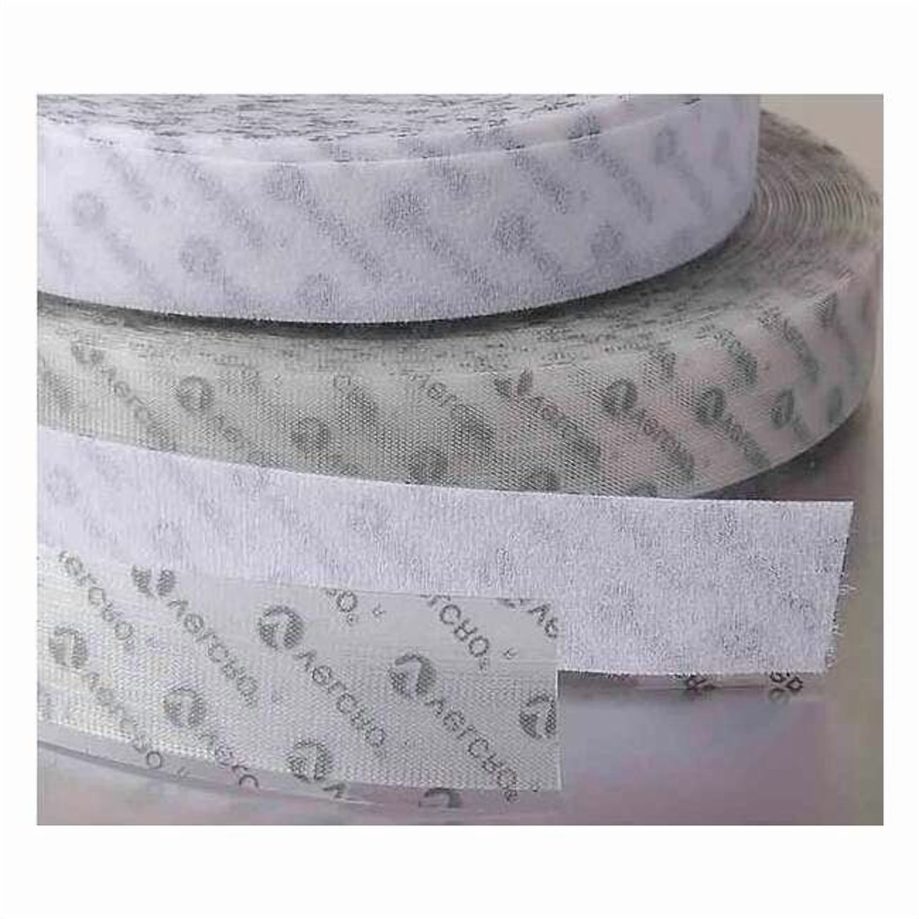 Reclosable Fastener, Acrylic Adhesive, 75 ft, 1 in W, Clear 100C72172