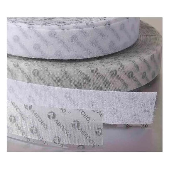 Velcro Brand Hook-and-Loop Fastener, Clear, Roll 200C72172