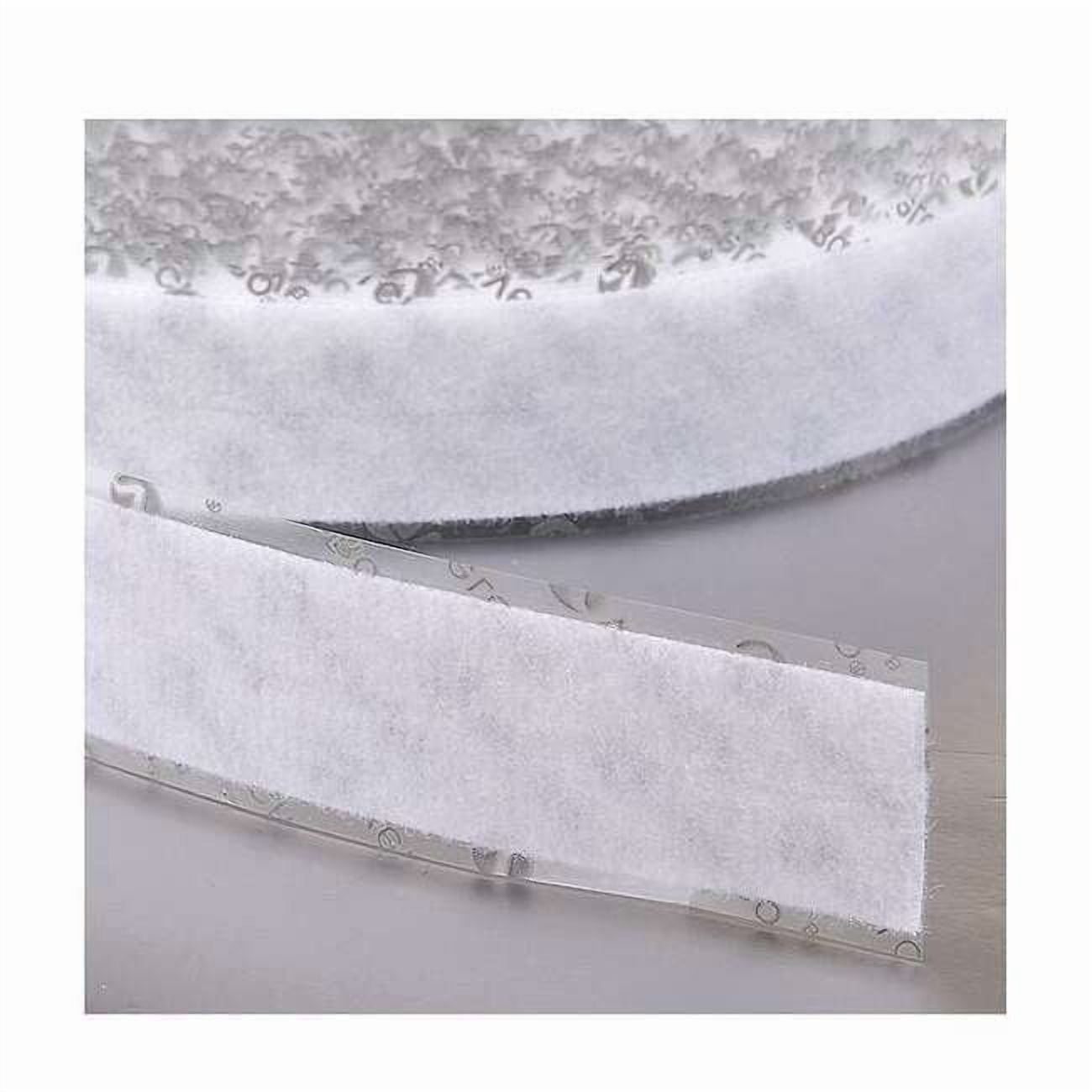 Velcro Brand Reclosable Fastener, Rubber Adhesive, 75 ft, 2 in W, White 189867