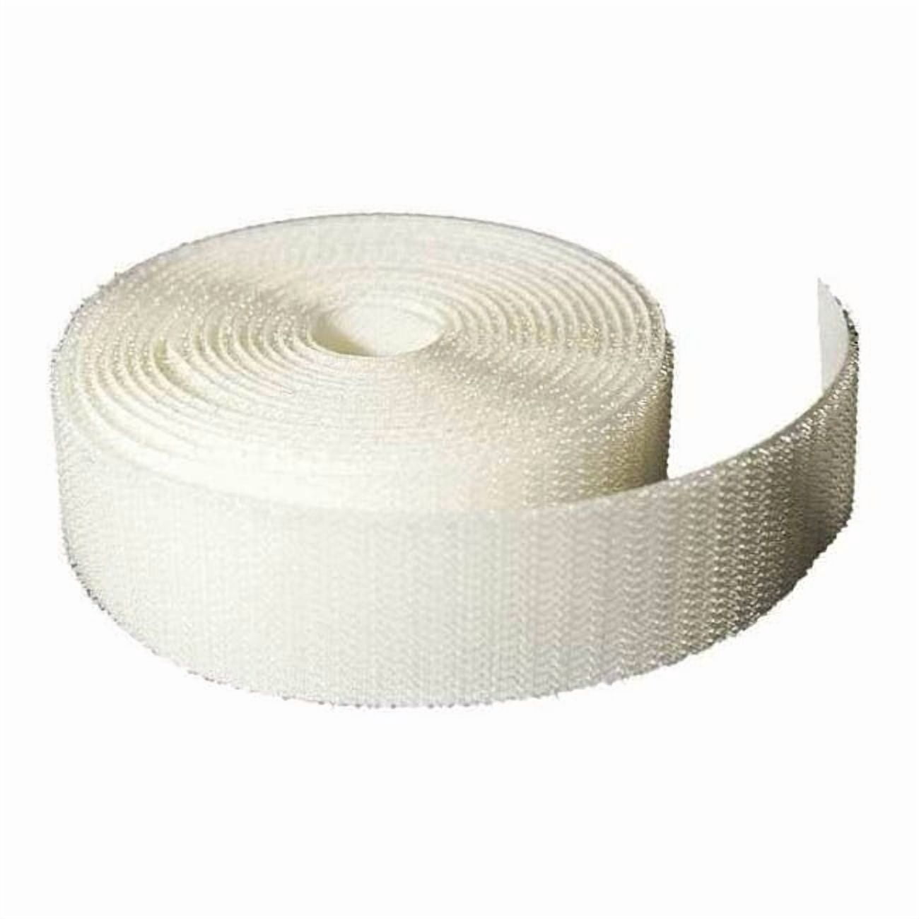 Reclosable Fastener, No Adhesive, 150 ft, 1 in W, White 199703