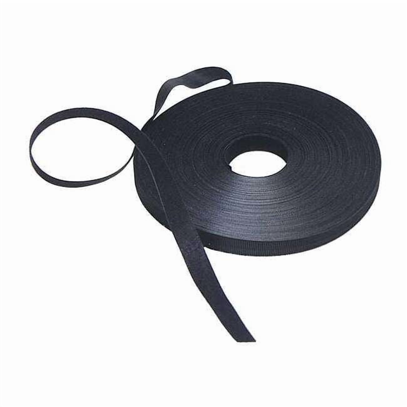 Velcro Brand No Adhesive, 37.5 ft, 1/2 in W, Black .500QTK/12.5