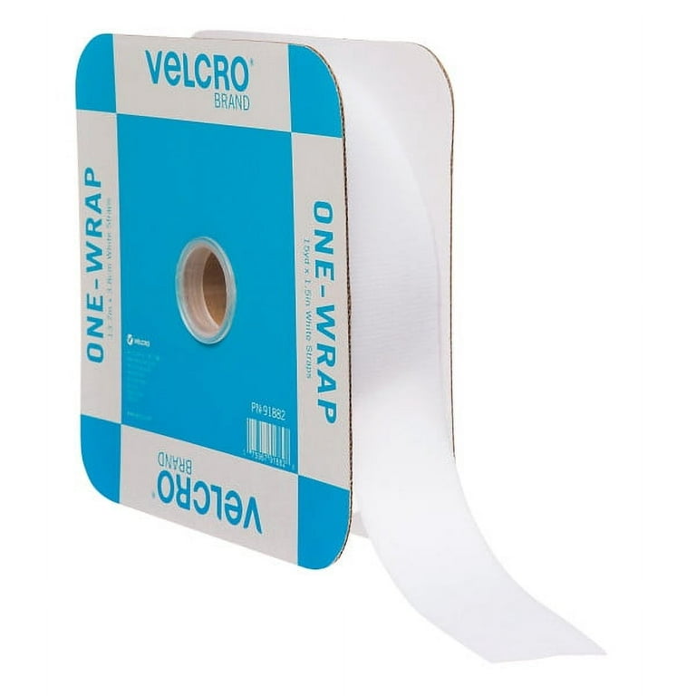Velcro One Wrap 1.5x45ft Reel White 