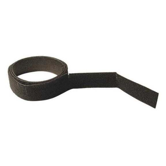 Velcro Brand Hook and Loop Strap, 75 ft, 0.5 in W, Black .500X6K1WP/25