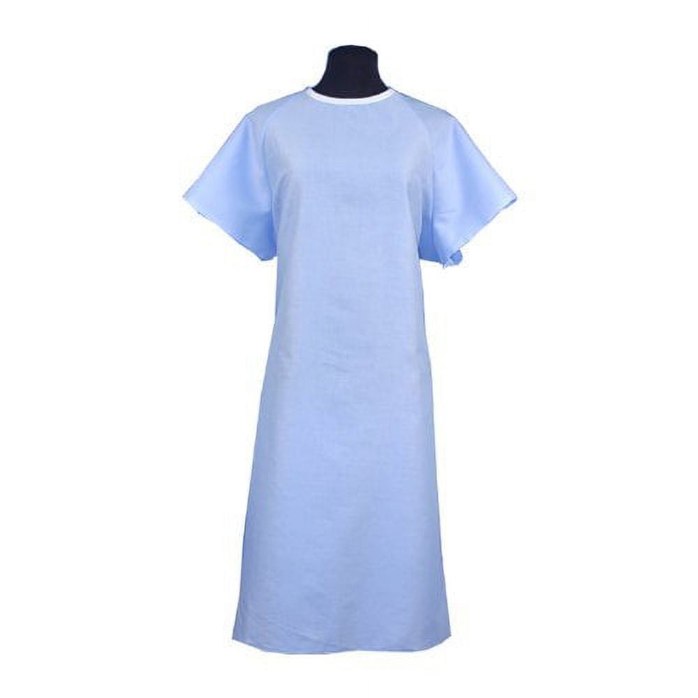 Petite Patient Gown Blue with Snowflakes - Back Tie Closures - 1 Count -  Walmart.com