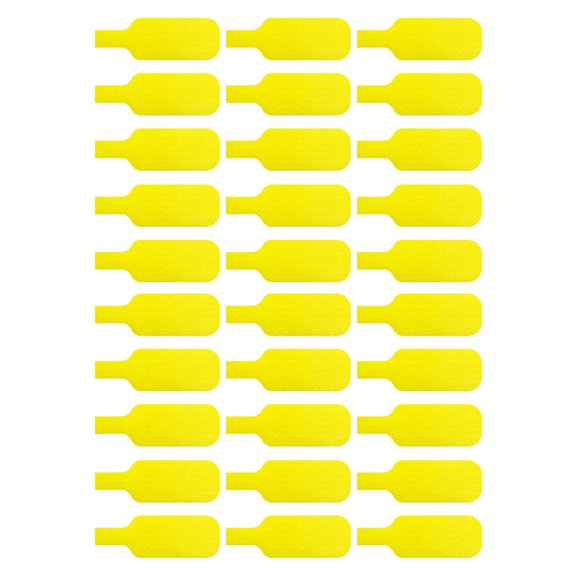 Velcro Cable Labels, Rectangle, 30-Pack Write On Cord Tags Cable Ties for Wire Management and Identification