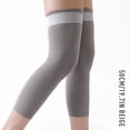 thumbnail image 1 of Velcro Knee Warmer Pads Sleeves Leg Warmers Boot Gaiter Magic Tape Sport Recover Unisex Topper Stocking Care Knee Protection (50cm Grey,M), 1 of 7