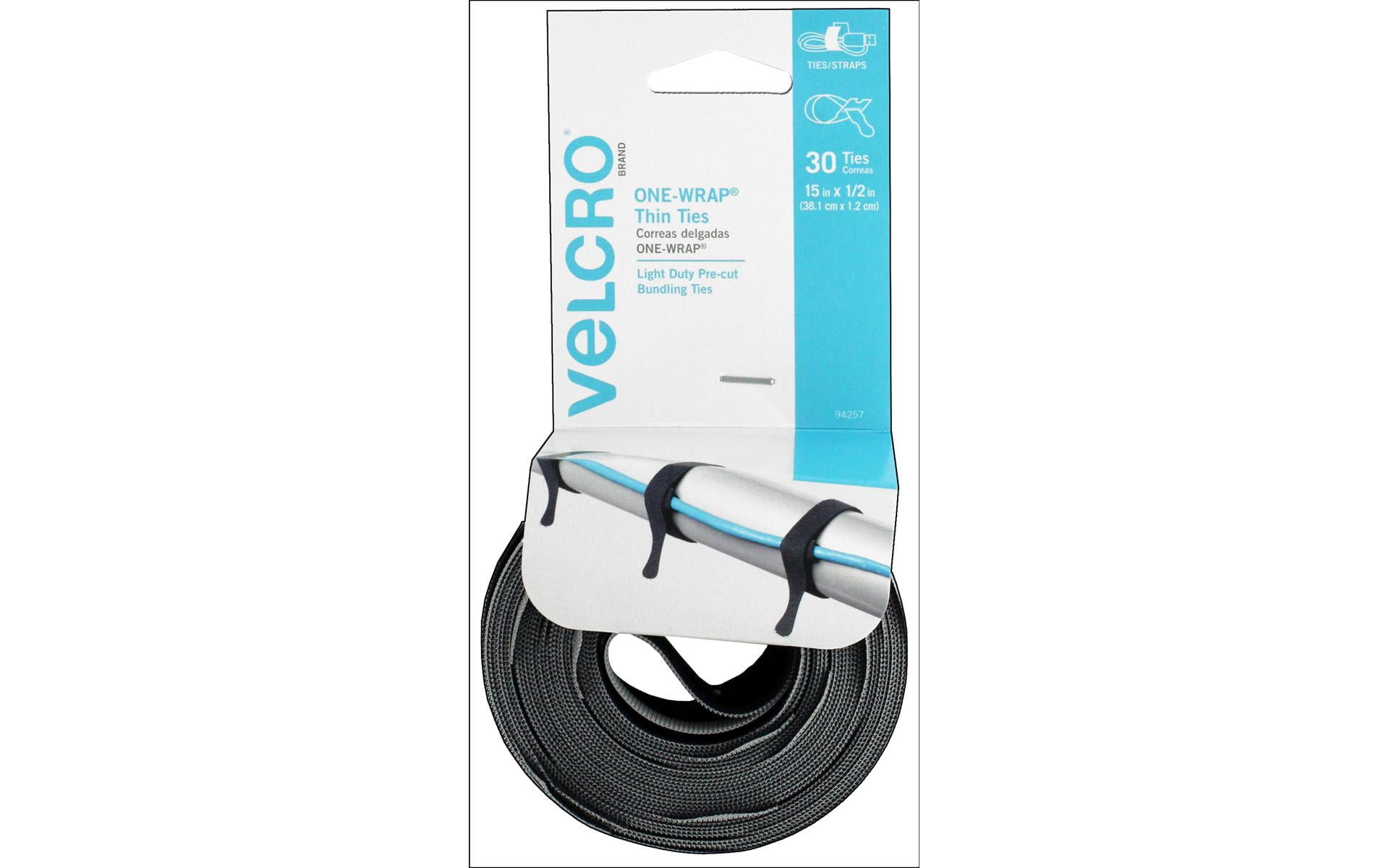 VELCRO® ONE-WRAP® Colliers serre câbles 12mm x 20cm x 15 noir