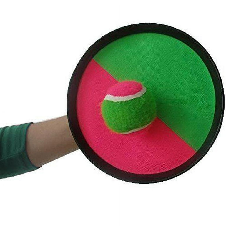 Velcro Paddle Catch Ball Set 1-Pack (Color May Vary) - Toss and Catch  Sports Game Set