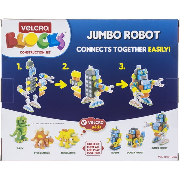 Velcro(R) Blocks(TM) Construction Set-Jumbo Robot