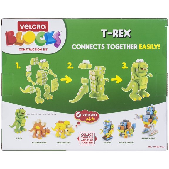 Velcro(R) Blocks(TM) Construction Set-T-Rex