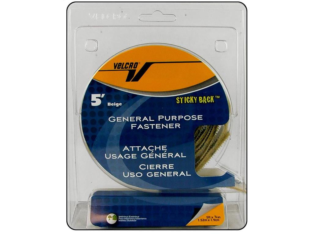 Velcro Brand Sticky Back Tape .75X3.5 4 Count Multipack of 12