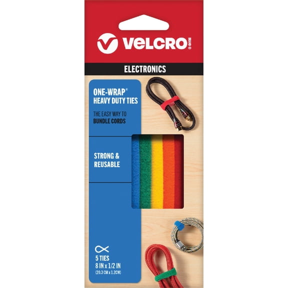 Velcro USA VELCRO Brand One-Wrap Hook & Loop Tie - Single Pack