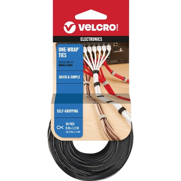 Velcro USA VELCRO Brand One-Wrap Hook & Loop Tie - Single Pack