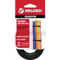 Velcro USA VELCRO Brand One-Wrap Multi-Use Hook & Loop Roll - Pack of 10
