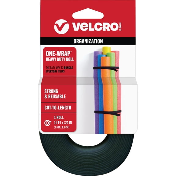Velcro USA VELCRO Brand One-Wrap Multi-Use Hook & Loop Roll - Single Pack