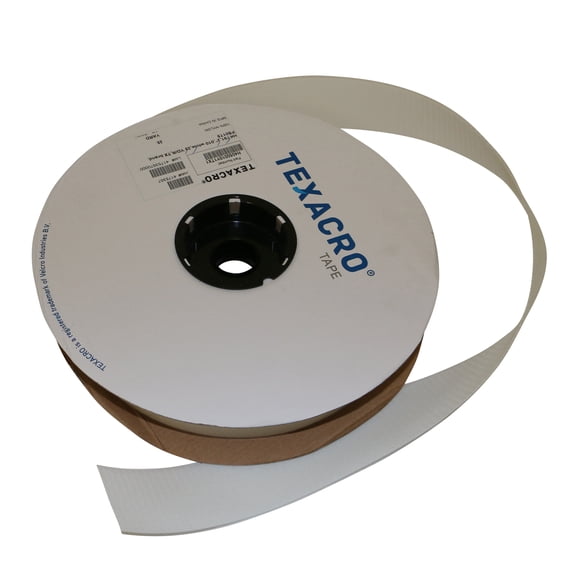 Velcro Brand TEXACRO 70/71 Adhesive-Backed Hook-Side Only: 2 in x 75 ft. (White)