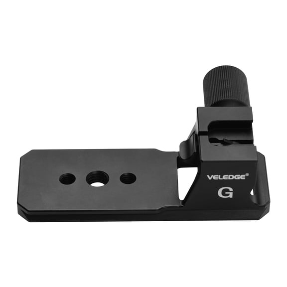 Veledge Bracket,Alloy With 1/4 Lens Mount Inch 3/8 Inch 3/8 Inch Quick Inch Quick Release With 1/4 Inch Mount Base Lens Base Compatible With Stand Adapter Aluminum Alloy With Quick Release Plate Bott
