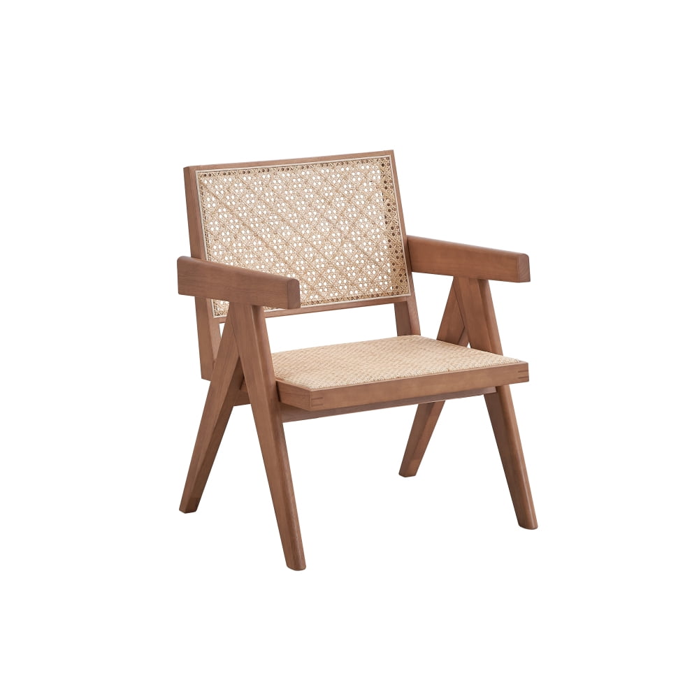 Velentina Accent Chair, Rattan & Natural Finish
