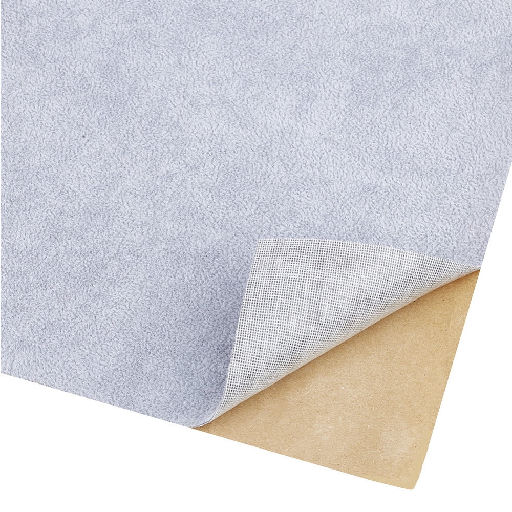 Velet Cloth Self-adhesive Fabric Light Grey 40cm