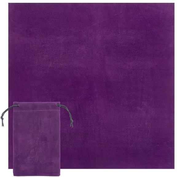 Velet Square Tablecloth & Rectangle Storage Bag Sets Purple 180x117x4mm