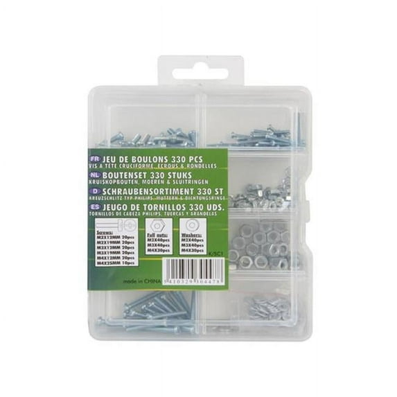 Velleman 330-Piece Bolt Set : K/SC1