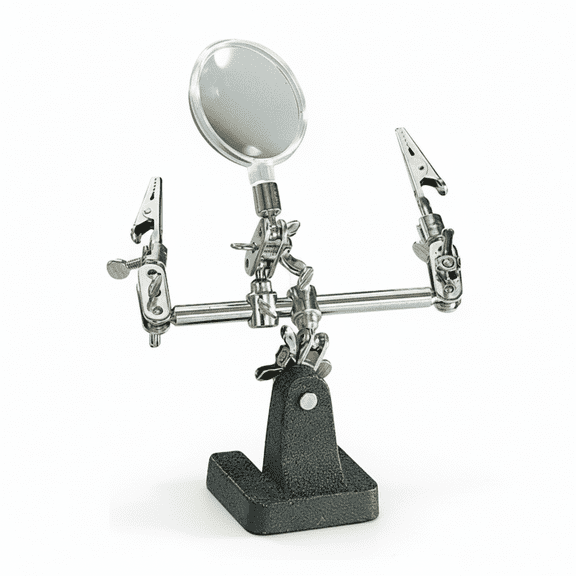 Velleman 900-037 Dual Helping Hand with Magnifier