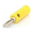 thumbnail image 1 of Velleman CM2Y Banana Plug with Screw Connection Plus Hole - Yellow, 1 of 1