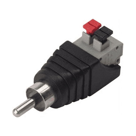 Velleman CV047 RCA Male to 2P Spring Terminal - 5 Pcs