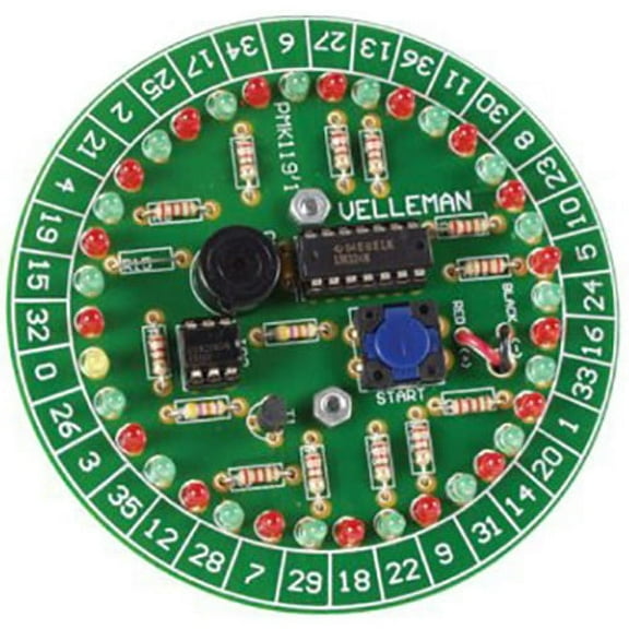 Velleman MK119 Roulette Electronic Soldering Practice Kit