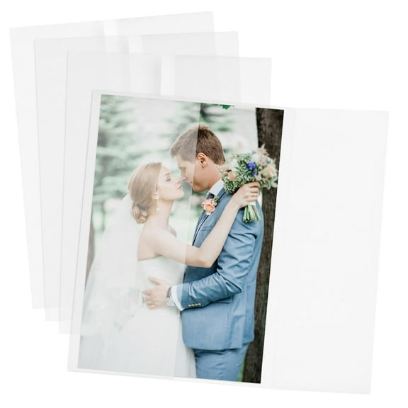 Vellum Paper 5x7 Pre-folded - Goefun 120 Sheets Vellum Jackets for 5x7 Invitations 115GSM Translucent Paper for Invitations Wraps, Greeting Cards, Envelope Liners, Wedding, Baby Shower