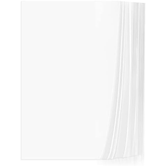 Vellum Paper, Cridoz 115GSM Transparent Vellum 8.5 x 11 Translucent Clear Printable Tracing Paper for Printing Invitation Cards