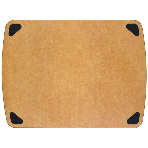 Vellum Wood Fiber Cutting Board with Non-Slip Silicone Feet; Dishwasher Safe Cutting Board for Kitchen, 14-1/2" x 10-3/4"