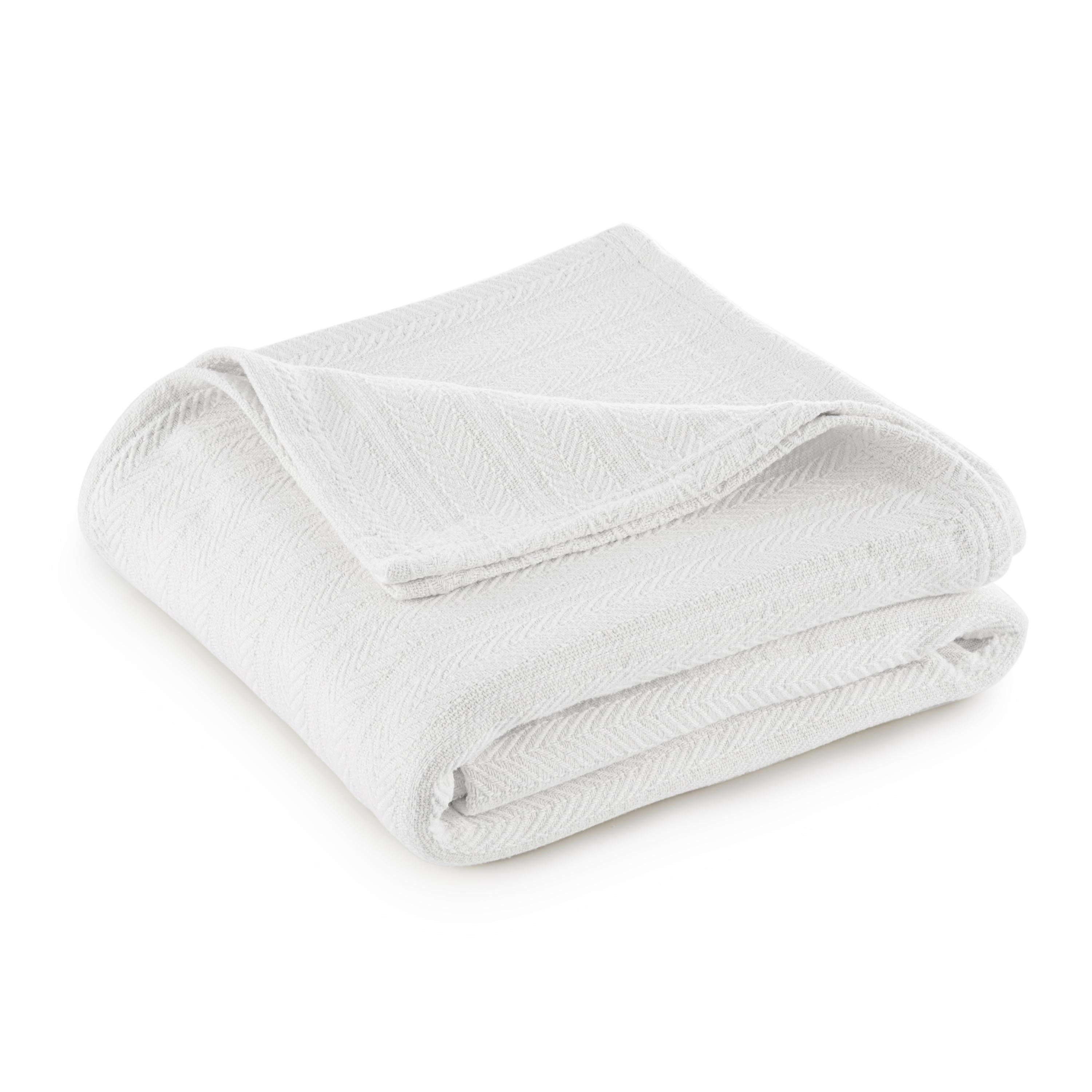 Vellux 100 Cotton Blanket Soft, Breathable, Cozy & Lightweight