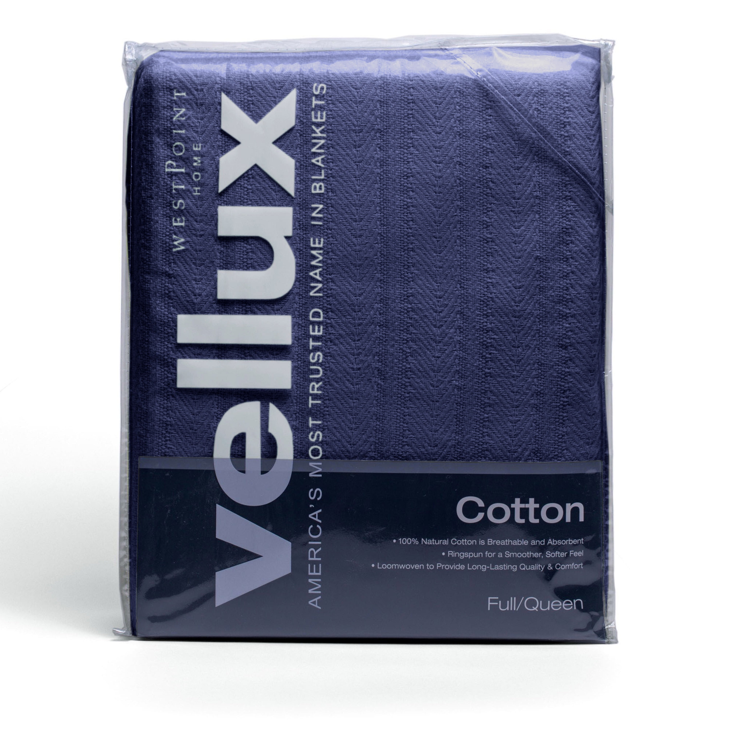 Vellux 100 Cotton Blanket Soft, Breathable, Cozy & Lightweight