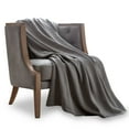 thumbnail image 1 of Vellux 100% Cotton Blanket, King, Grey, 1 of 10