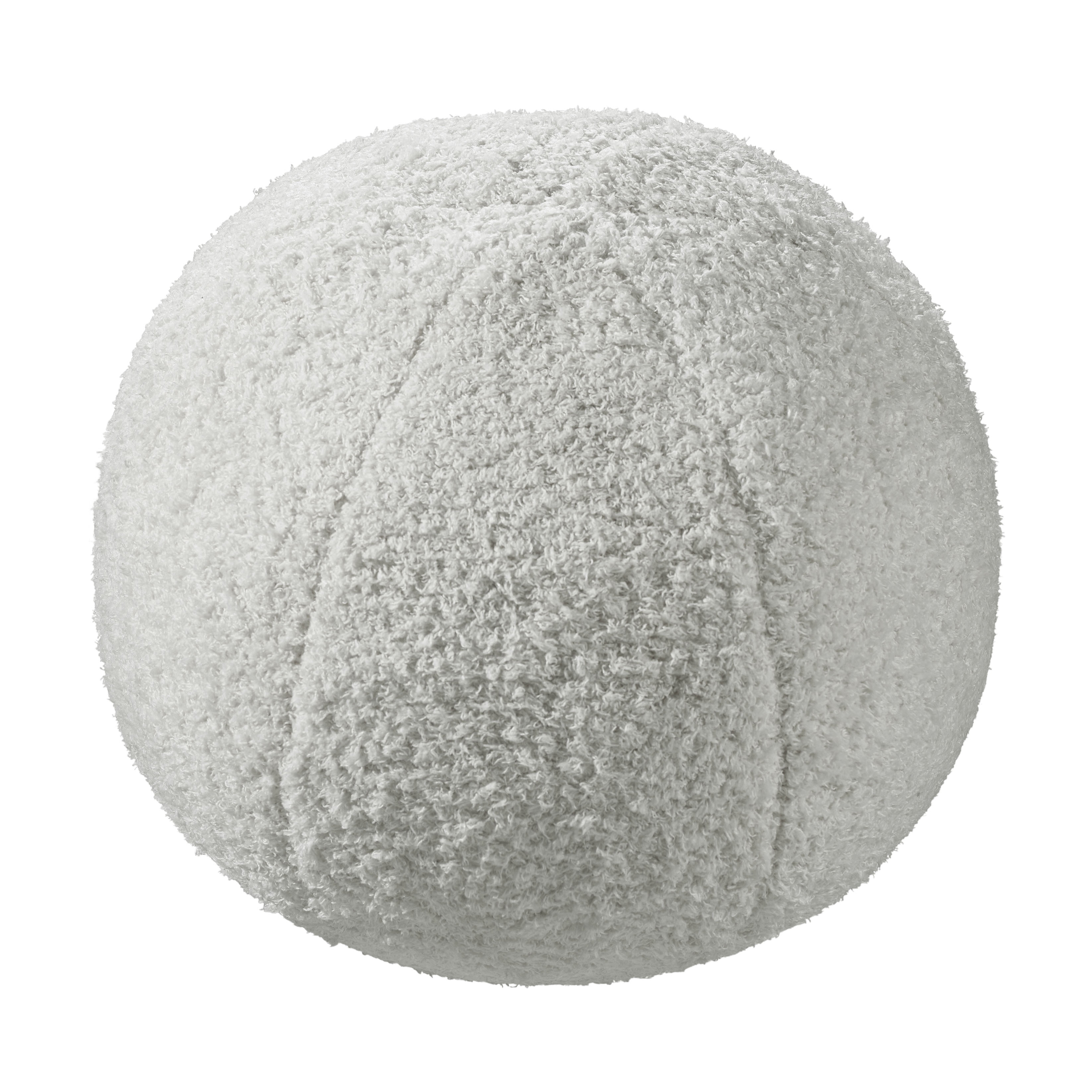 Vellux Cloud Round Decorative Throw Pillow, 12", Grey