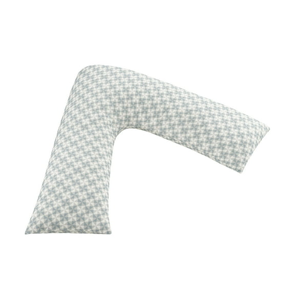 Vellux Heathered Jersey Knit Noma Everything Pillow, Blue