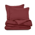 thumbnail image 1 of Vellux Moab Textured Comforter Set, Twin, Berry, 1 of 7