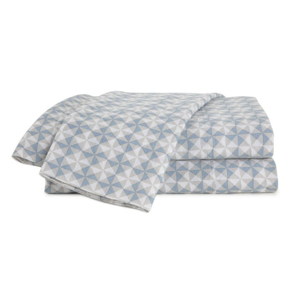 Vellux Noma Jersey Sheet Set, Queen, Soft Blue