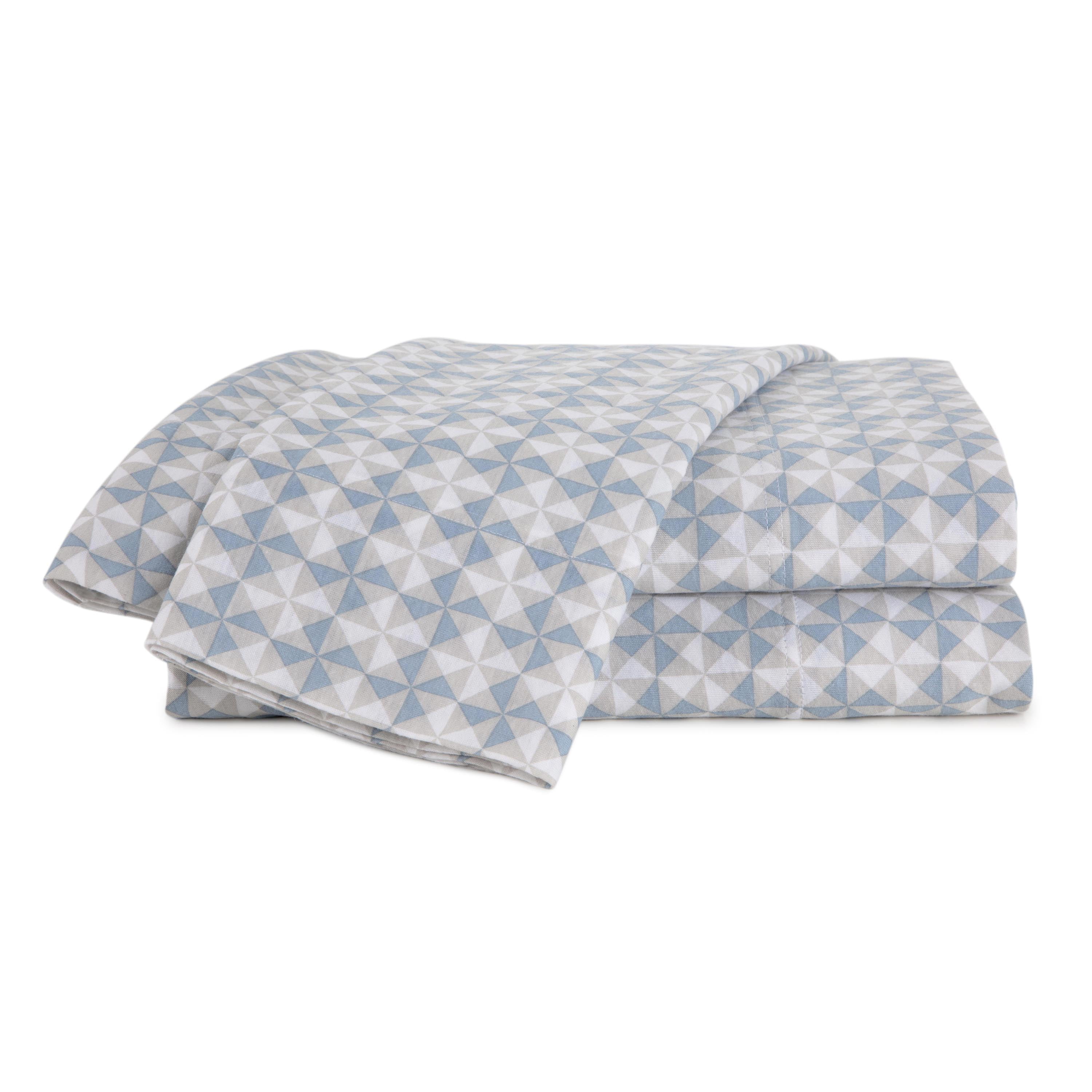 Vellux Noma Jersey Sheet Set, Twin, Soft Blue