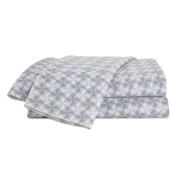 Vellux Noma Jersey Sheet Set, Twin, Soft Blue