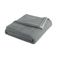 thumbnail image 1 of Vellux King Plush Texture Blanket | Ultra Soft Lightweight All-Season Throw | Grey, 1 of 6