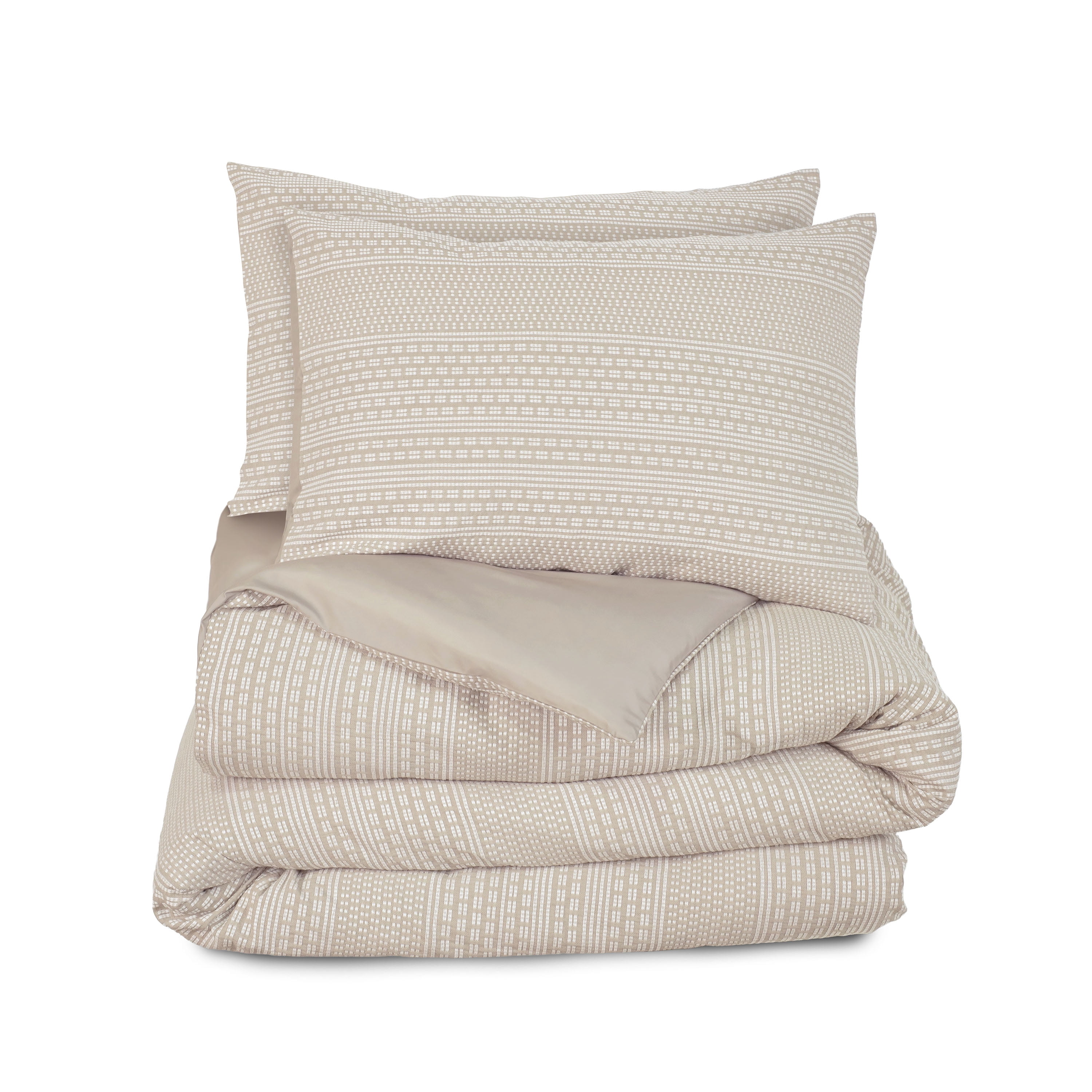 Vellux Sedona Cotton Comforter Set, Full/Queen, Oatmeal
