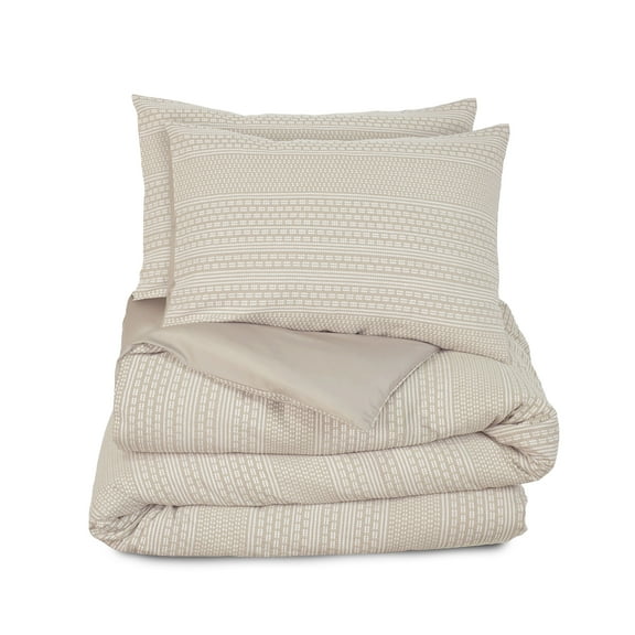 Vellux Sedona Cotton Comforter Set, Full/Queen, Oatmeal